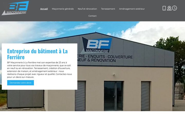 Screenshot of bfmaconnerie.fr