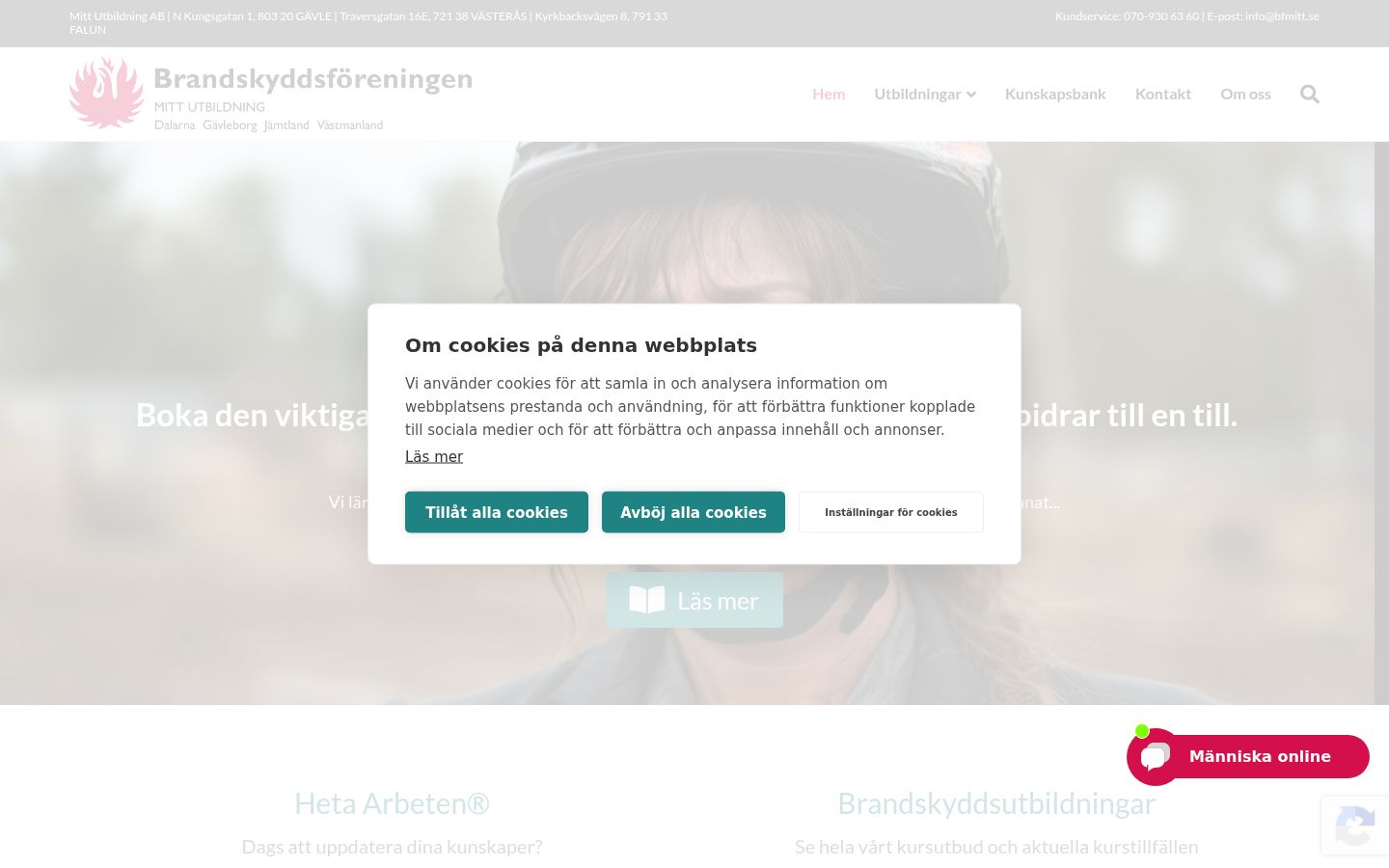 Ekraanipilt nõusolekubännerist, mida näidati enne mis tahes suhtlust