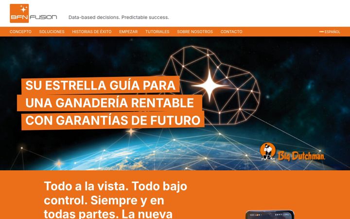 Screenshot of bfn-fusion.es