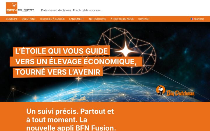 Screenshot of bfn-fusion.fr