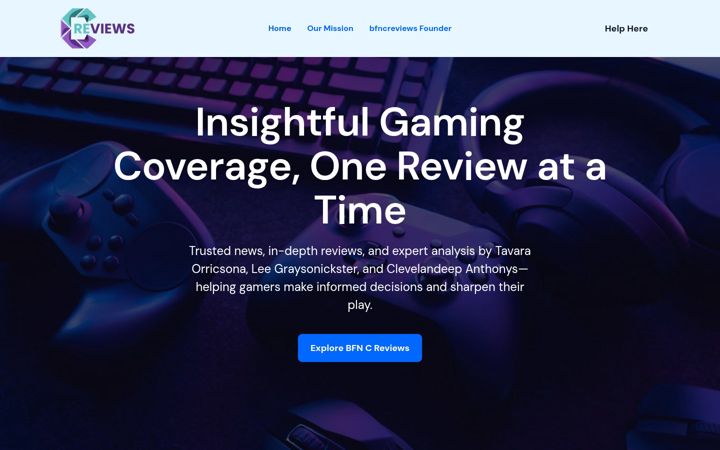 Screenshot of bfncreviews.com
