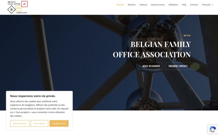 Screenshot of bfoa.be