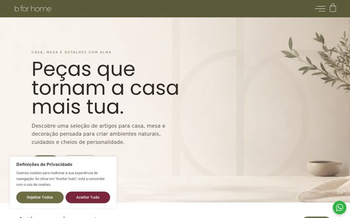 Screenshot van bforhome.pt