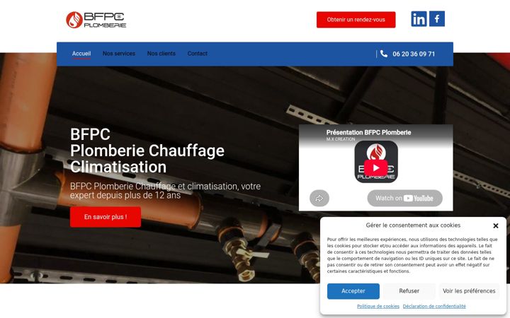 Screenshot von bfpc.fr