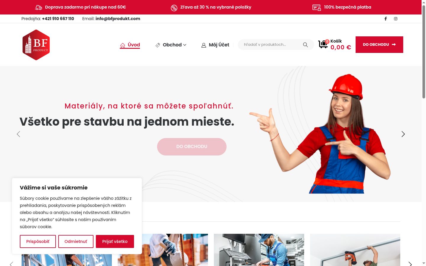 Snímek obrazovky baneru souhlasu zobrazeného před jakoukoli interakcí
