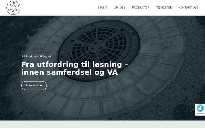 Screenshot of bfproduktutvikling.no