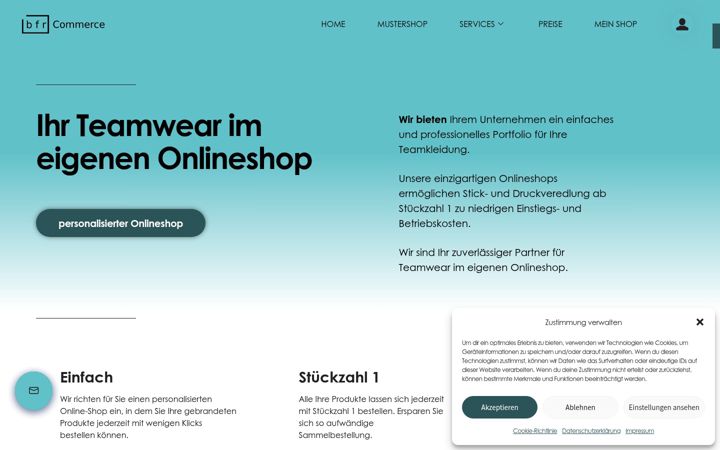 Captura de pantalla de bfr-shop.de
