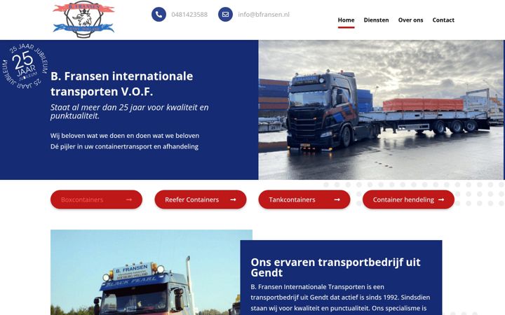 Screenshot ta' bfransen.nl