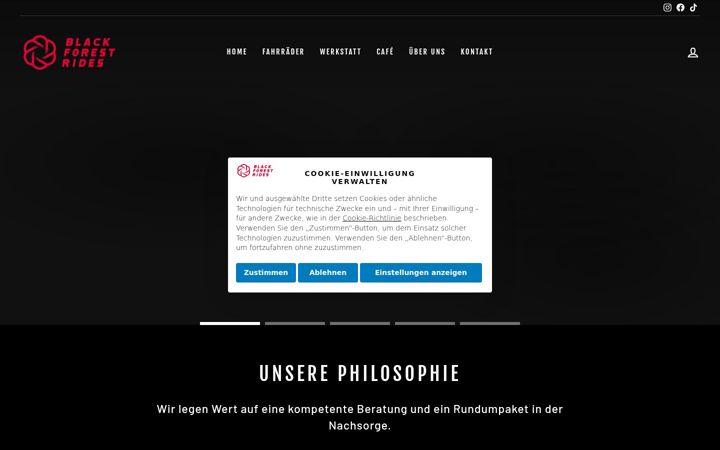 Screenshot of bfrides.com