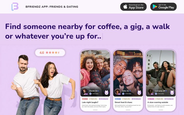 Screenshot of bfriendz.app