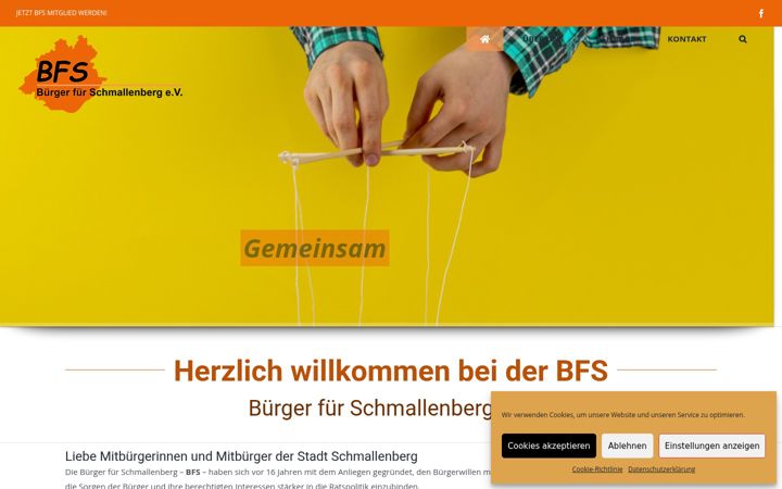 Screenshot of bfs-schmallenberg.de