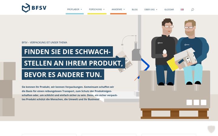 Captură de ecran a bfsv.de