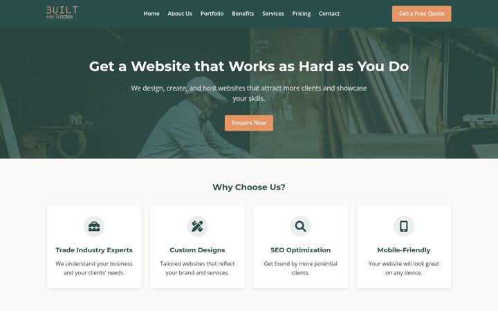 Screenshot of bftmarketing.co.uk
