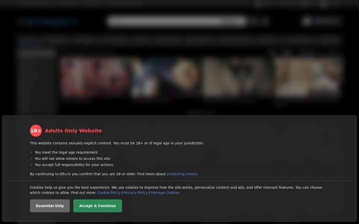 Screenshot of bftv.tv