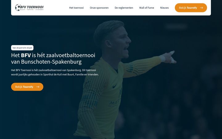 Screenshot of bfvtoernooi.nl
