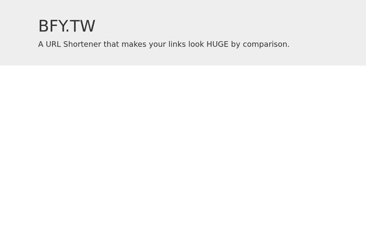 Screenshot of bfy.tw