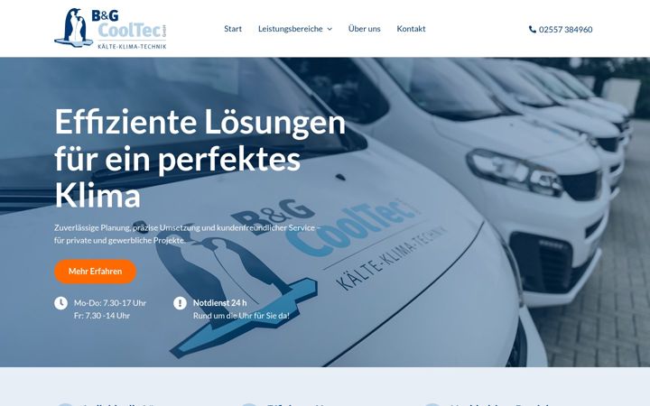 Screenshot of bg-cooltec.de