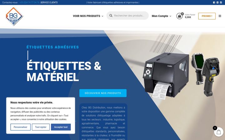 Screenshot di bg-distribution.net