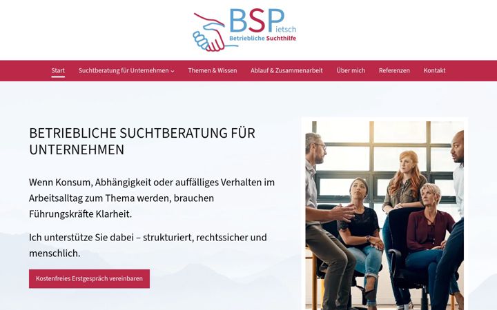 Screenshot of bg-elim.de