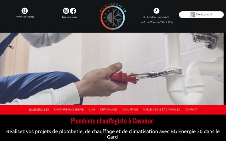 Screenshot of bg-energie-30.fr