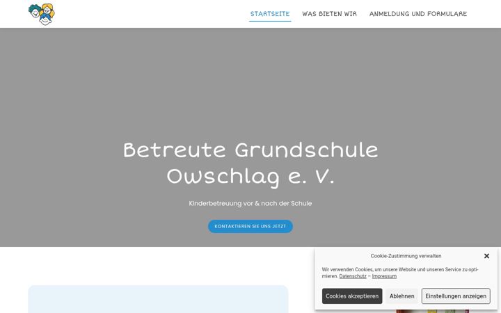 Screenshot of bg-owschlag.de