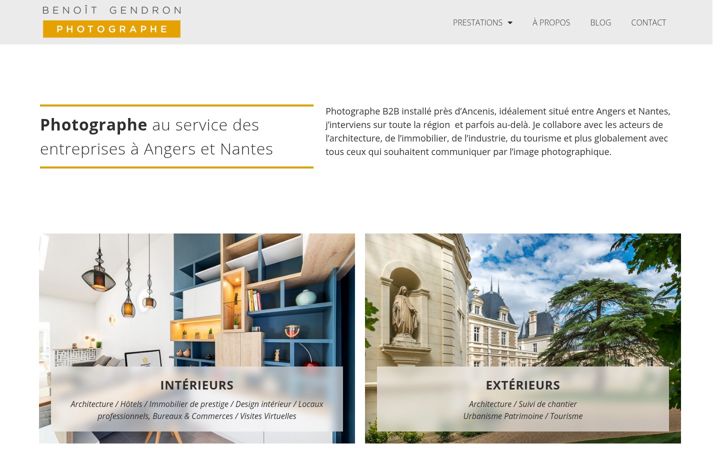 Screenshot of bg-photographie.com