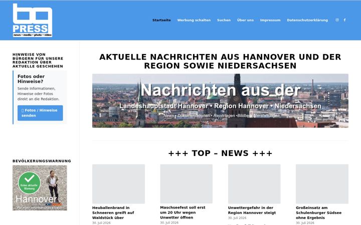 Screenshot of bg-press.de