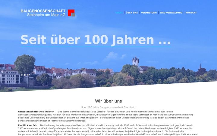 Screenshot of bg-steinheim.de