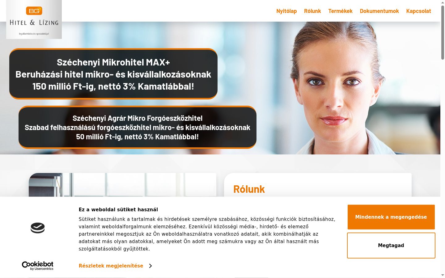 Screenshot des Einwilligungsbanners vor jeglicher Interaktion