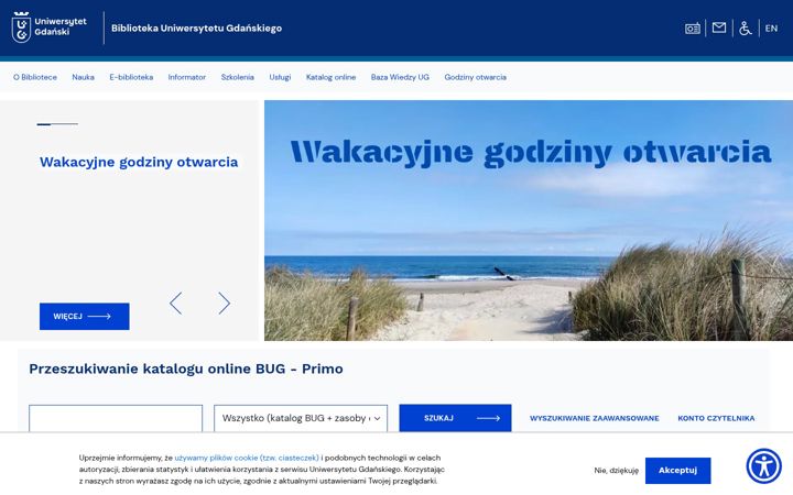Screenshot ta' bg.ug.edu.pl