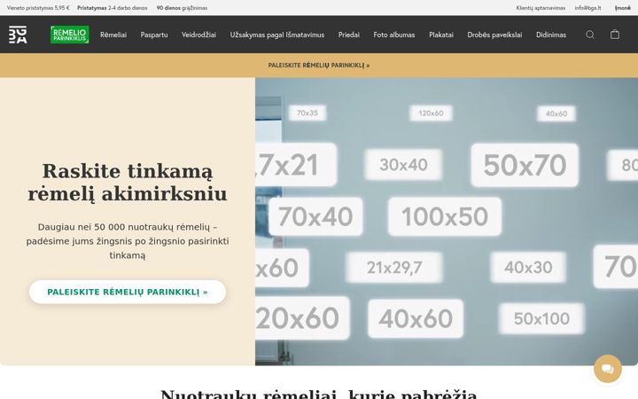 Screenshot of bga.lt