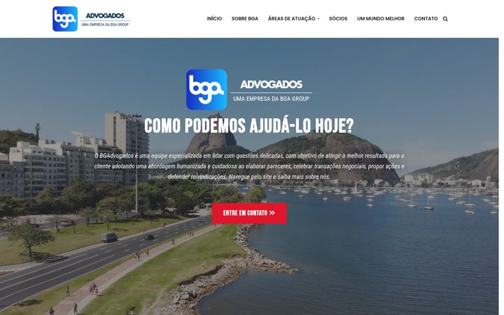 Screenshot of bgaadvogados.adv.br