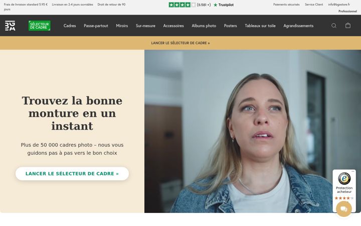 Snímek obrazovky bgastore.fr