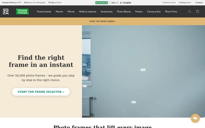 Skjermbilde av bgastore.ie
