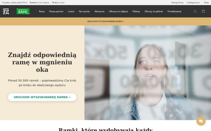 Screenshot of bgastore.pl