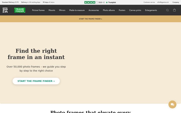 Screenshot of bgastore.uk