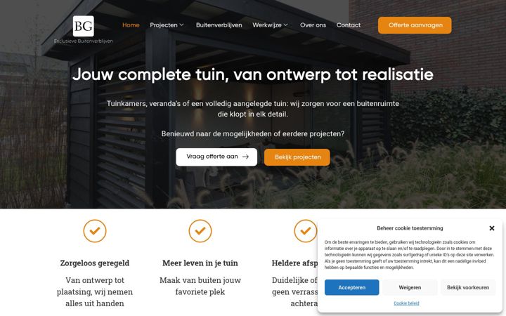 Screenshot of bgbuitenverblijven.nl