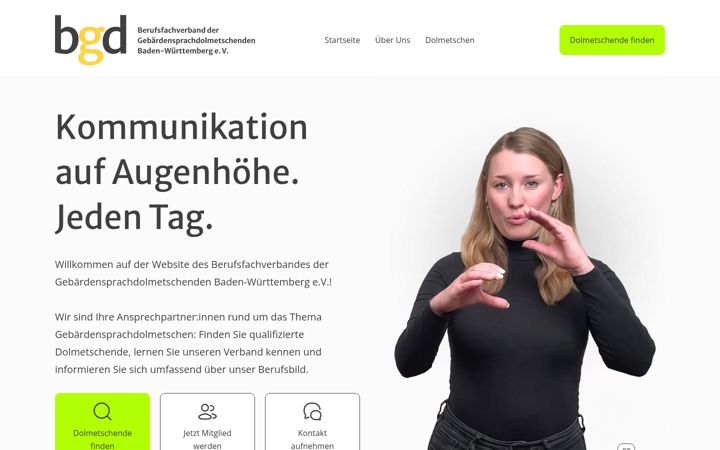 Skjámynd af bgd-bw.de