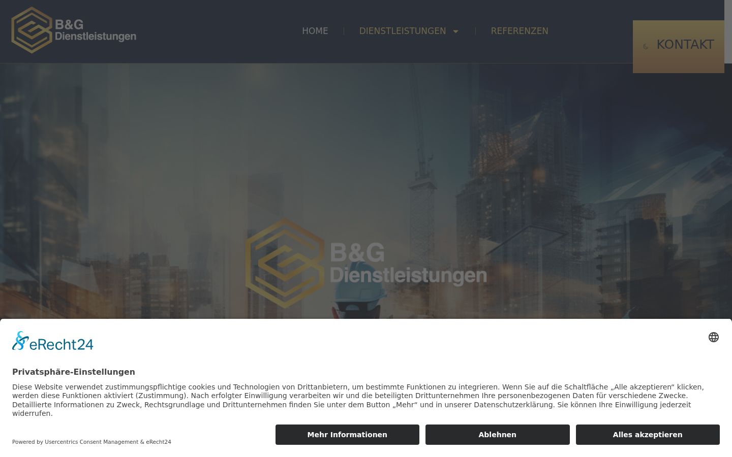 Screenshot van de toestemmingsbanner zoals getoond vóór enige interactie