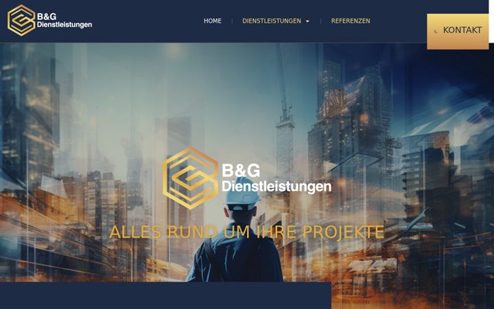 Screenshot of bgdienstleistung.de