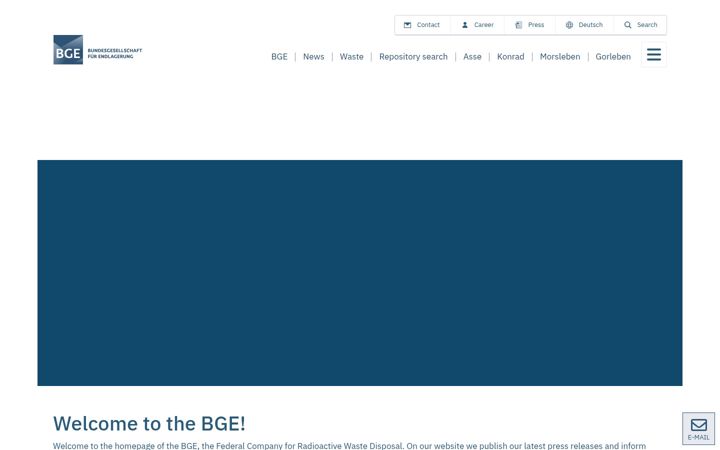 Screenshot of bge.de