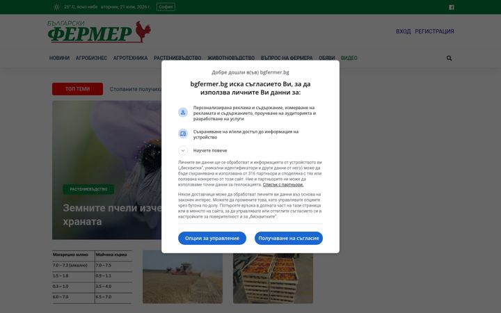 Ekrānuzņēmums no bgfermer.bg
