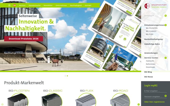 Screenshot of bggraspointner.at