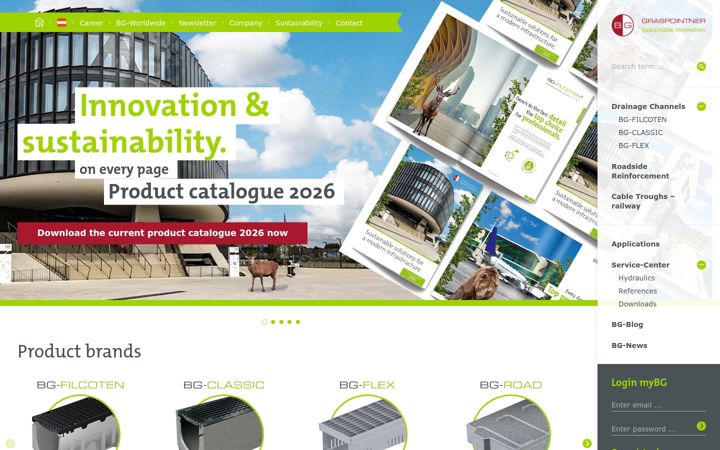 Screenshot of bggraspointner.com