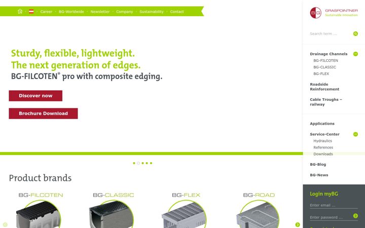 Screenshot of bggraspointner.eu