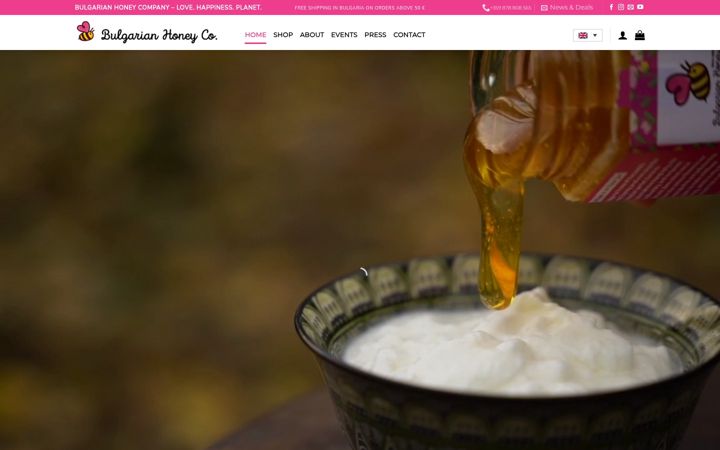 Screenshot of bghoney.co