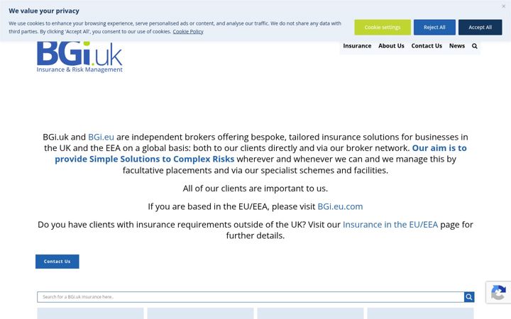 Screenshot von bgi.uk