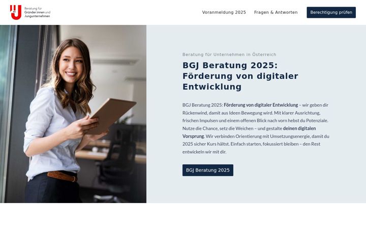 Screenshot of bgj.at