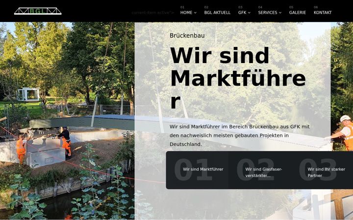Screenshot of bgl-ingbau.de