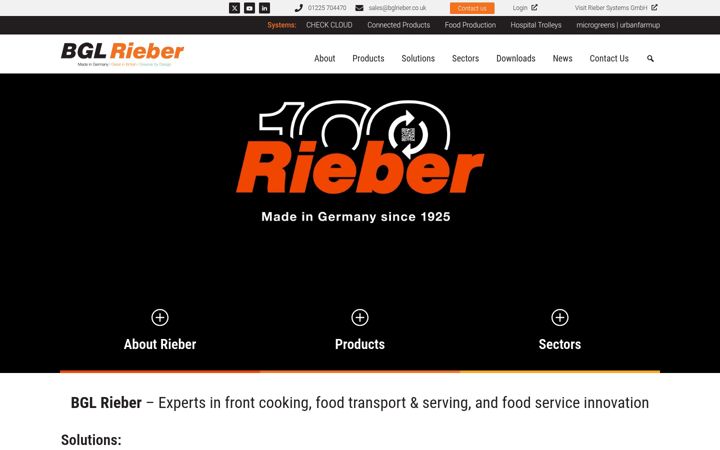 Zrzut ekranu bglrieber.co.uk